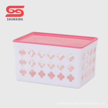 New desgin home product plastic children storage box for wholesale